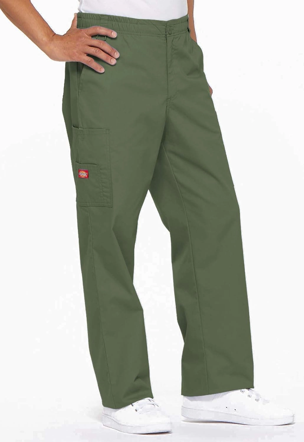 Dickies Men's Pull-On Pant with 7 Pockets Elastic Waistband with Button Closure 81006
