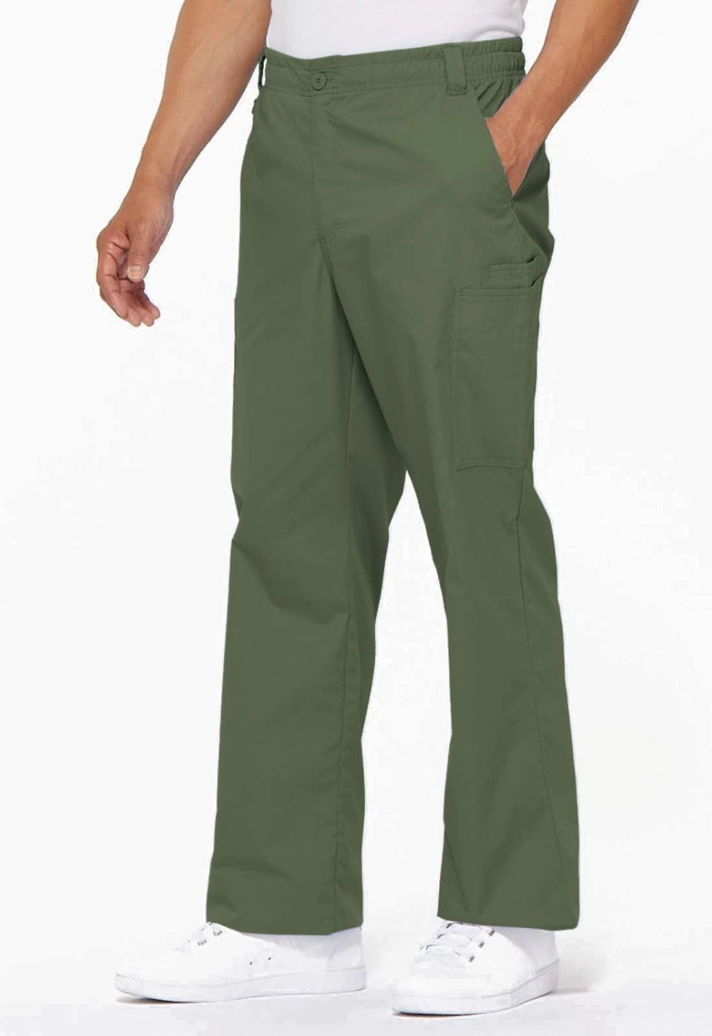 Dickies Men's Pull-On Pant with 7 Pockets Elastic Waistband with Button Closure 81006
