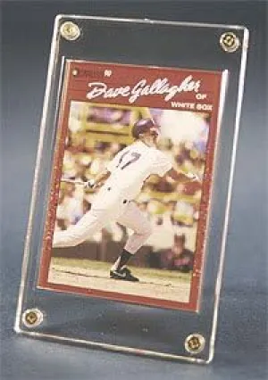 Display Box of 25 Pro-Mold PC-11 Recessed 4-Screw Trading Card Holders PC11