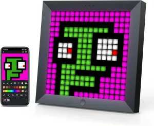 Divoom LED Light Display Panel Suit for RGB Light Bars,with Smart App Control Cool Animation Desk Setup for PC, TV, Gaming Room Decor