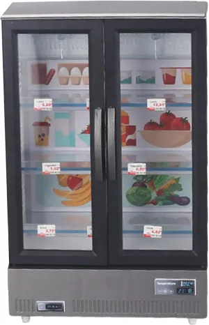 Dollhouse Miniatures, Plastic Dollhouse Refrigerator, Simulation Lighted Battery Powered Fridge Model Kitchen Decor Accessory for Minihouse Props.