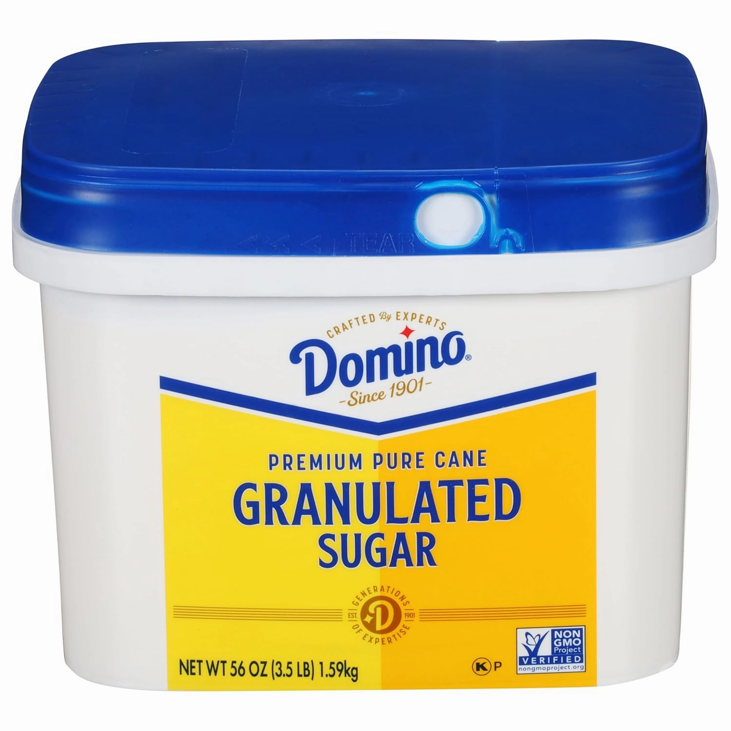 Domino® Sugar 3.5 lb Easy Baking Tub, Premium Pure Cane Granulated Sugar