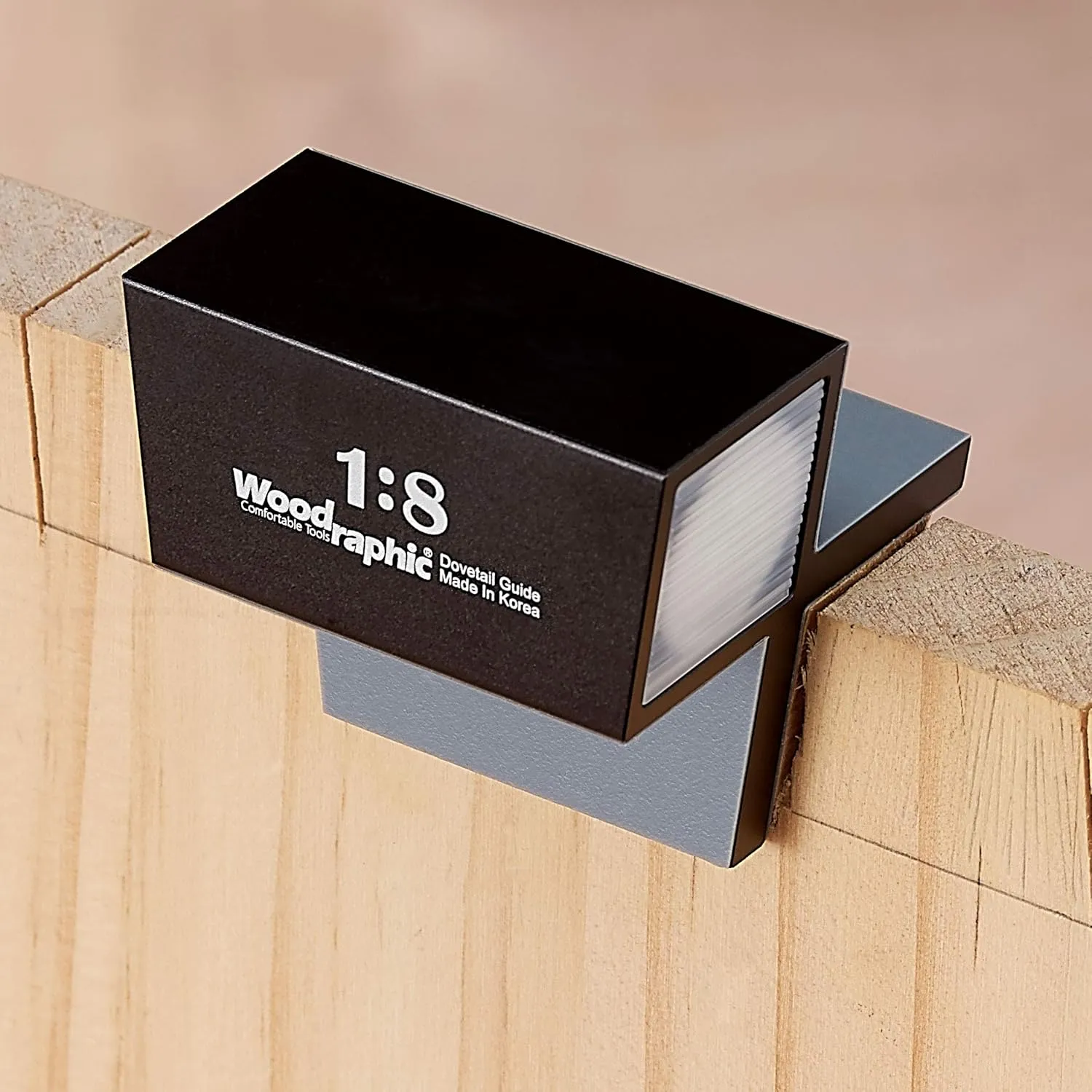 Dovetail Saw Guide – 1:6 Angle for Soft Wood – Magnetic CNC Aluminum Joinery Tool for Hand-Cut Precision, Woodworking Layout, and Marking Accuracy