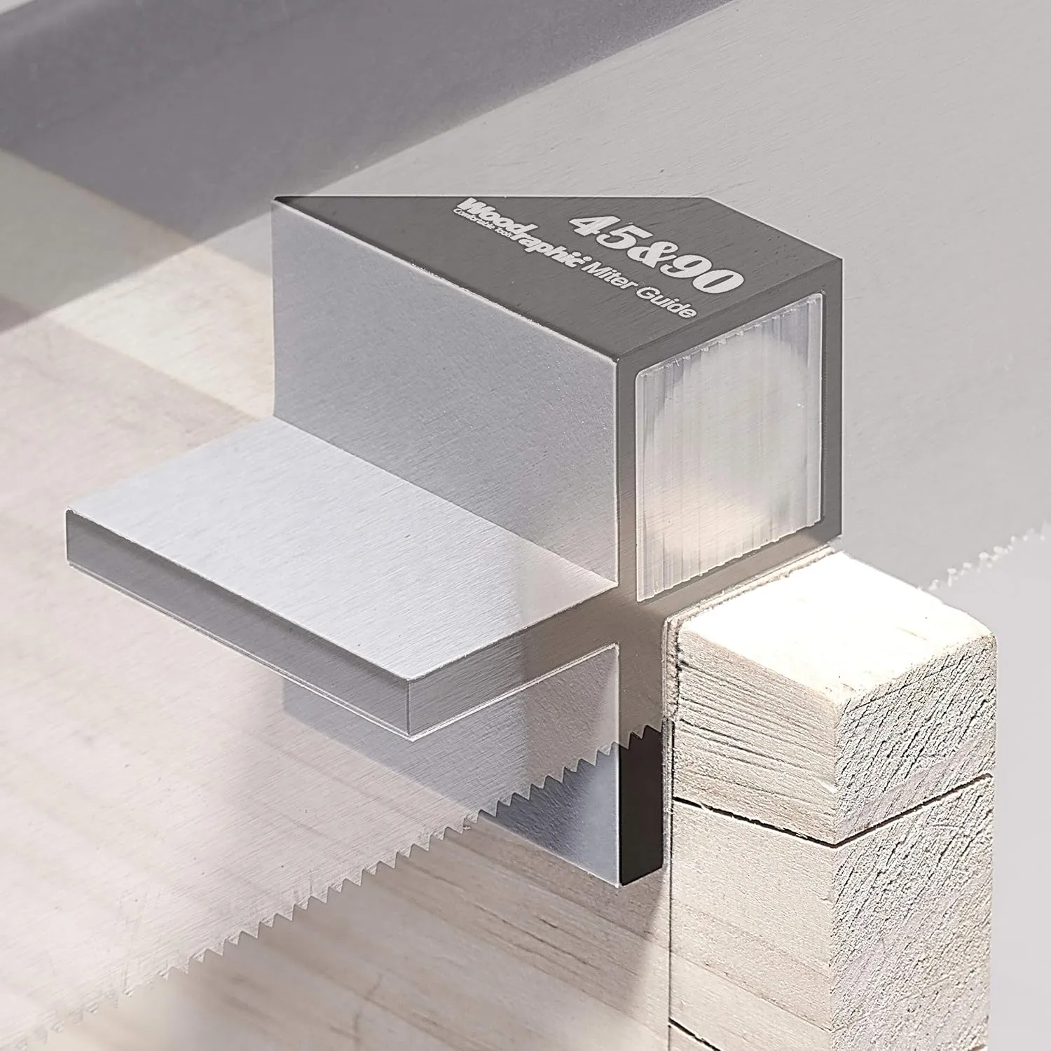 Dovetail Saw Guide – 1:6 Angle for Soft Wood – Magnetic CNC Aluminum Joinery Tool for Hand-Cut Precision, Woodworking Layout, and Marking Accuracy