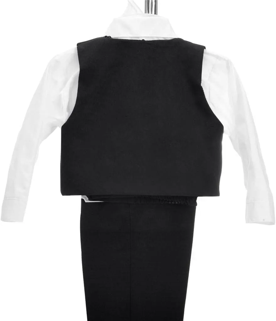 Dressy Daisy Baby Toddler Boy 5 Pcs Set Formal Tuxedo Suits No Tail Wedding Christening Baptism Outfits