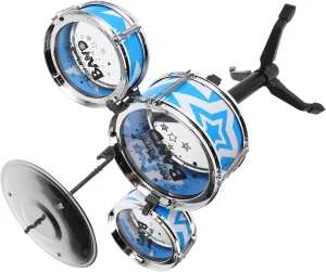 Drum Set for Early Learning Realistic Jazz Drum Kit Musical Instrument for Boys and Preschool Educational Box