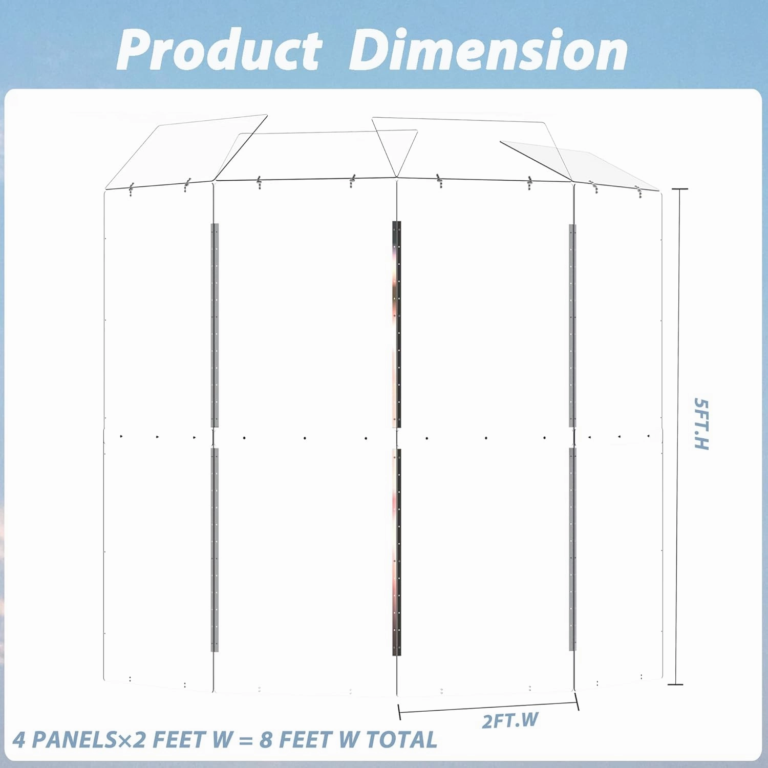 Drum Shield (4 panels with deflectors). Converts to 2ftx6ft. Full-Length Stainless Steel Hinges. Drum Cage for Home, Church, Practice & Performances