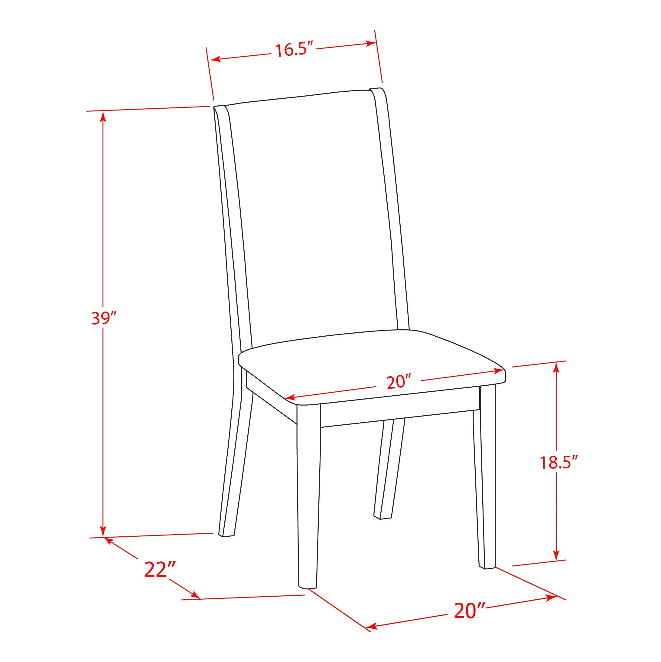 East West Furniture MLLA3-MAH-04 3 Piece Dining Set Contains a Rectangle Dining Room Table with Butterfly Leaf and 2 Light Tan Linen Fabric Upholstered Chairs, 36x54 Inch, Mahogany
