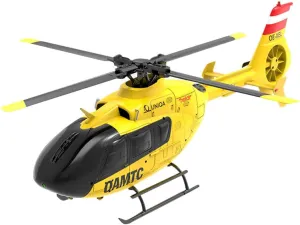 EC-135 RC Helicopter for Adults, 6CH 1/36 Scale 2.4G Direct-Drive Brushless Helicopter, 3D Aerobatic Aircraft Model Outdoor RC Plane (RTF Version/Yellow)