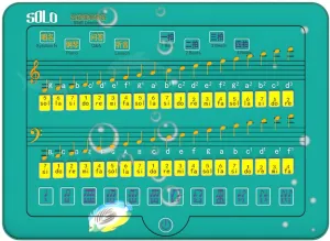 Electronic Musical Notation Learning Board Music Sheet for Guitar Training