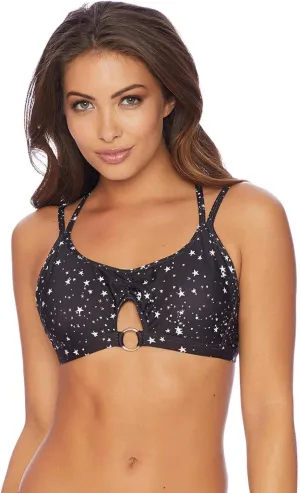 Ella Moss Women's Double Strap Bralette Swimsuit Bikini Top