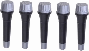 ERINGOGO 3sets Play Microphone for Boys and Girls Fake Simulation Plastic Bop Boys and Girls Karaoke Accessory Classroom Tool Safe for Toddlers Colors Birthday 5pcs*3
