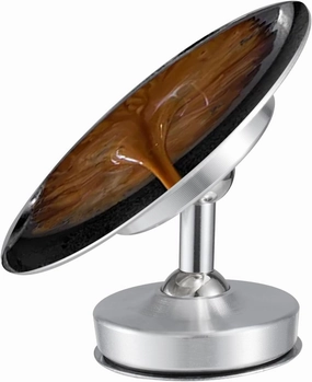 Espresso Shot Mirror for all Bottomless Portafilters Stainless steel mirror surface and magnetic adjustable base The espresso accessories is Observing coffee flow rate and channel effects