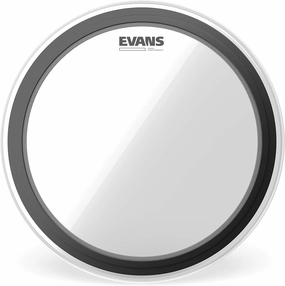 Evans EMAD Heavyweight Clear Bass Drum Head, 24 Inch