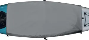 Explore Land Universal Kayak Cockpit Drape Waterproof Seal Cockpit Cover for Indoor and Outdoor Large 60 x 29 inch, Grey