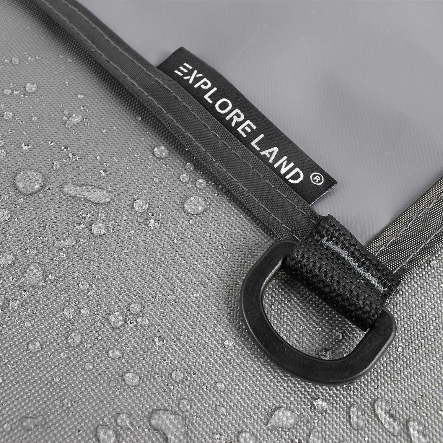 Explore Land Universal Kayak Cockpit Drape Waterproof Seal Cockpit Cover for Indoor and Outdoor Large 60 x 29 inch, Grey