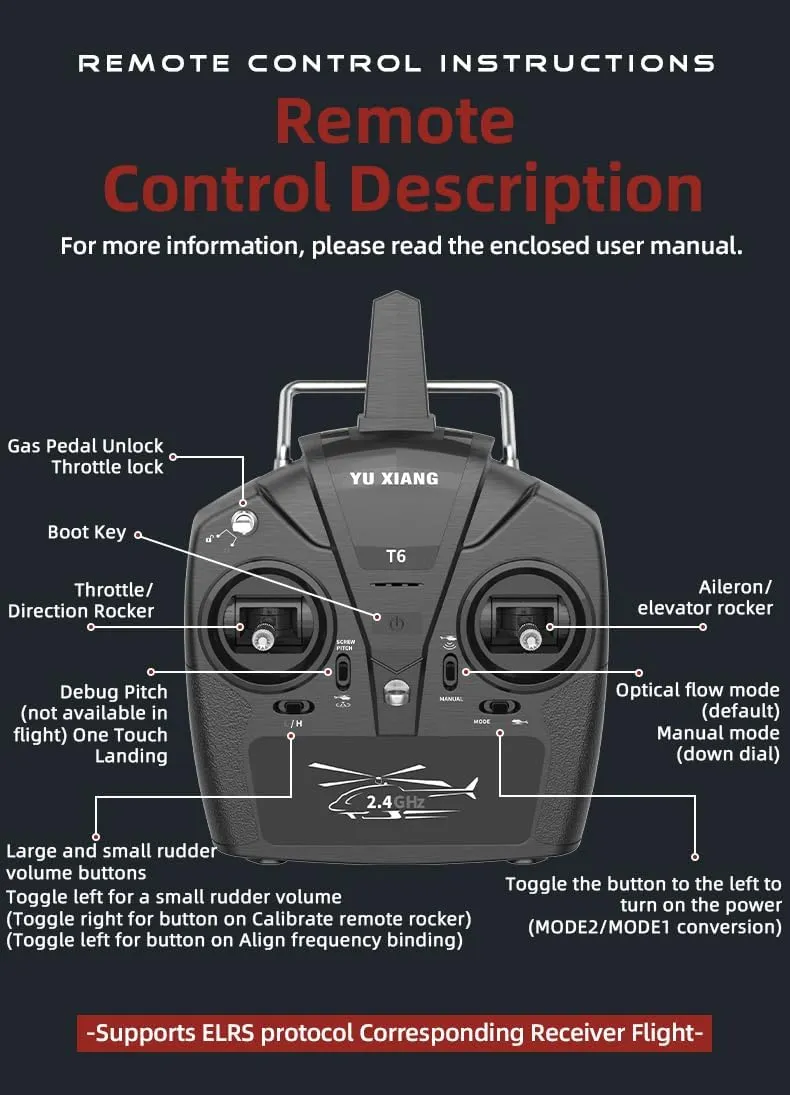 F08 1/27 Scale Bell 206 RC Helicopter, 2.4G 6CH Brushless Direct-Drive 6G Flybarless, RC Airplane with Optical Flow Positioning & 6-axis Gyro (RTF Version/Mode1/Mode2)