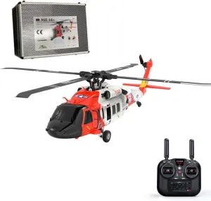 F09 S RC Helicopter, Remote Control Helicopter 2.4G 6CH RC Airplane Military Aircraft Model, Indoor & Outdoor Games RC Flying Plane Birthday RTF