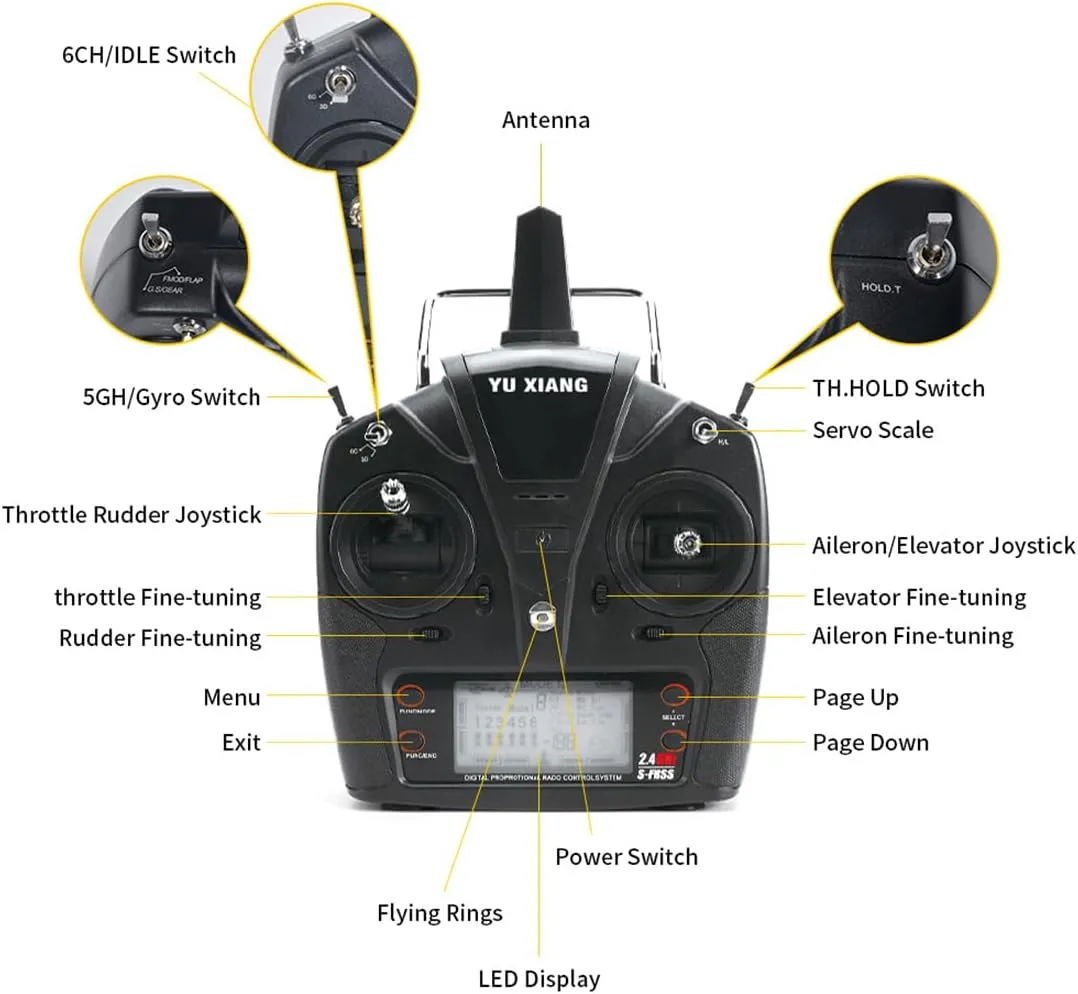 F11 AH64 RC Helicopter for Adults, 1/32 2.4G 6CH Military Remote Control Helicopter Model 1 Battery, No Aileron 6G/3D 6-axis Gyro Stunt Armed RC Aircraft, Toy Gift -RTF