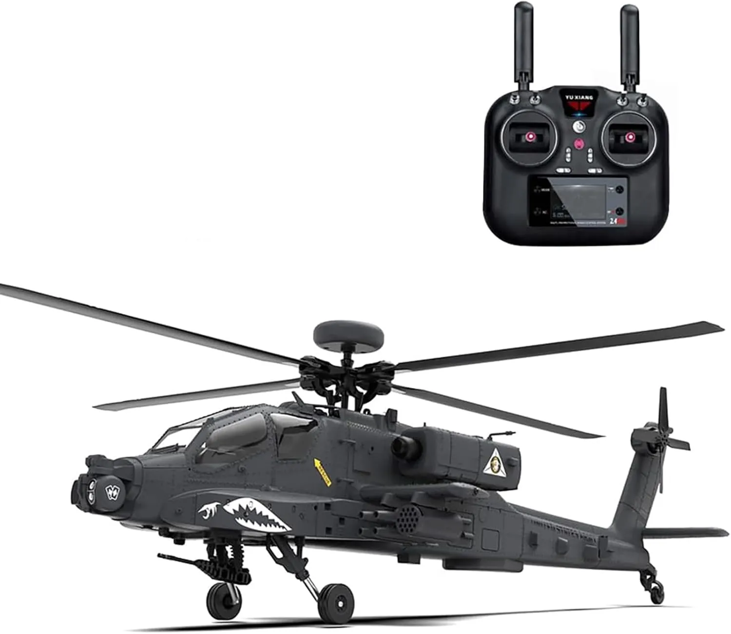 F11-S Remote Control Helicopter, Ultra-high Simulated RC Helicopter, 1/32 Scale 2.4G 6CH RC Electric Airplane Model, RC Flying Helicopter for Adults - RTF,1 Battery