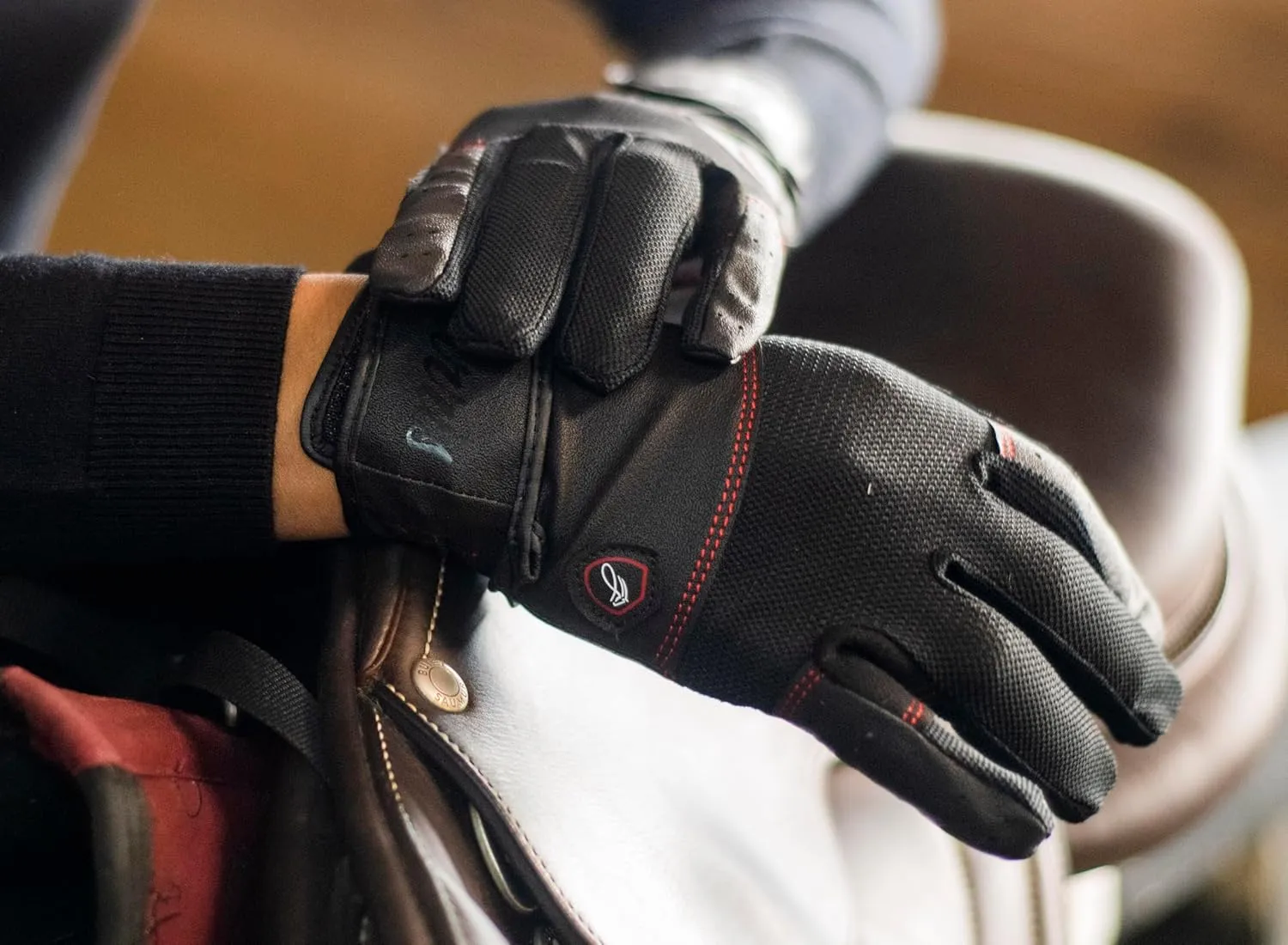 FARRIS Flexgrip Horse Riding Gloves for Women and Men, Padded Equestrian Gloves with Breathable Mesh and Reinforced Thumbs and Fingers