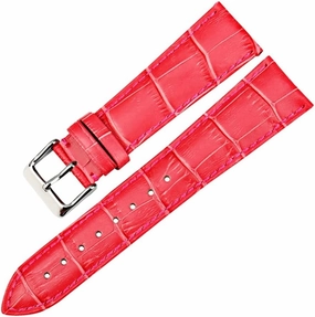 Fashion Watchbands Genuine Leather Watch Strap 12mm-22mm for Women Watch Band for Watch Bracelet(White-Dinosaur Doodle4,18mm)