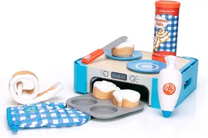 Fat Brain Toys Pretendables Cinnamon Roll Set, Pretend Play Food Sets for Kids Kitchen, Imaginative Play Kitchen Food for Ages 3 to 7