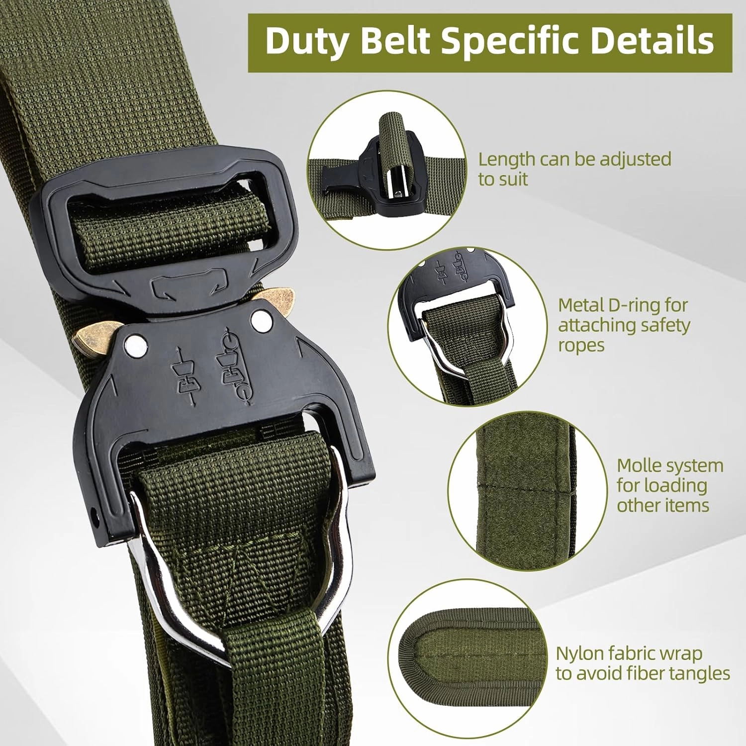 Finderomend Outdoor Tactical Battle Molle Belt