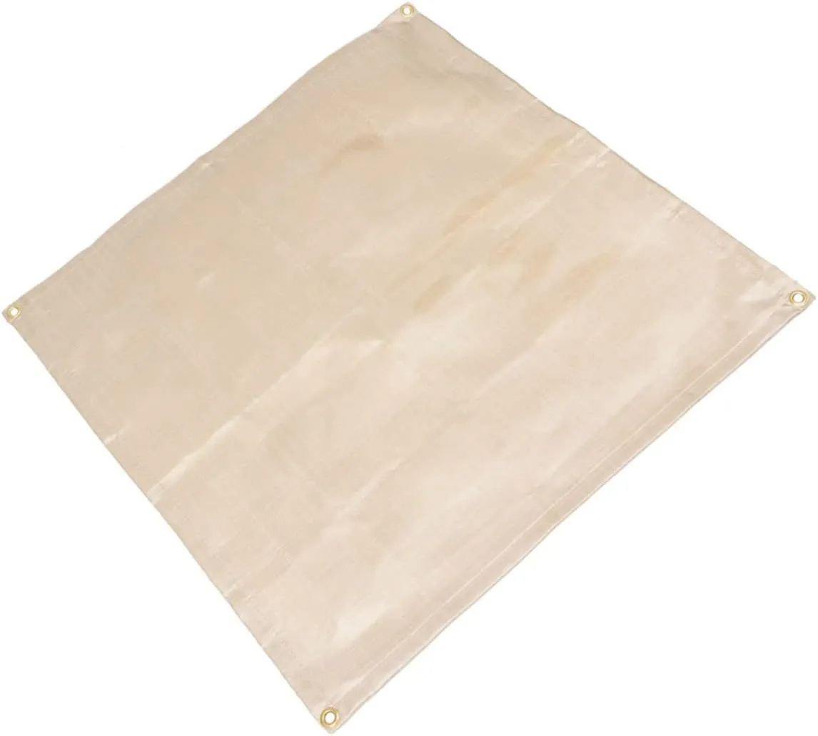 Fireproof Heat Insulated Blanket Camping Fire Retardant Fabric for BBQ Protection Emergency Heat Shield for Outdoor Cooking