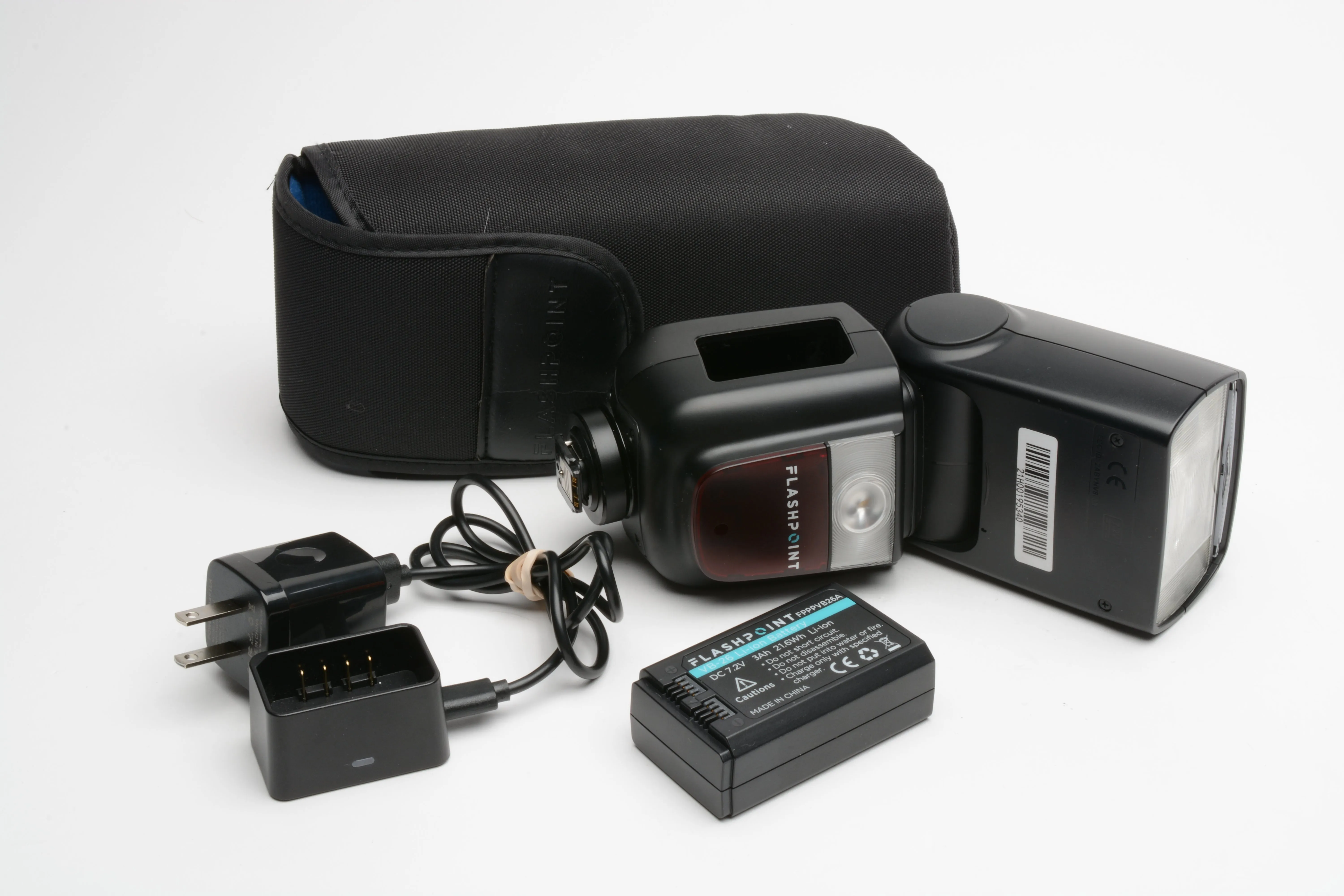 Flashpoint Zoom Li-on III R2 TTL Speedlight Flash for Sony, Batt charger Mint