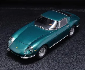 FloZ for CMC for Ferrari for 275 for GTB/C 1966 Classic Sports car Green 1:18 Car Pre-Built Model