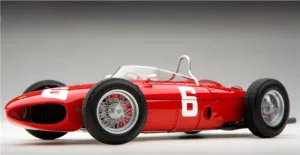 FloZ for EXOTO for Ferrari for Trips 156/120°Engine Model No.6 Sharknose Third, 1961 for Grand for Prix of Belgium, Driven by Richie 1:18 Car Pre-Built Model