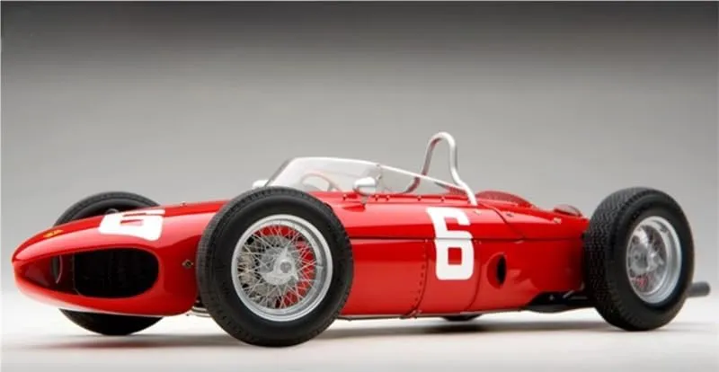 FloZ for EXOTO for Ferrari for Trips 156/120°Engine Model No.6 Sharknose Third, 1961 for Grand for Prix of Belgium, Driven by Richie 1:18 Car Pre-Built Model