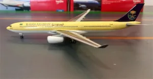 FloZ for Herpa for Saudi Arabian Airlines for Airbus A330-300 HZ-AQA 1:500 Aircraft Pre-Built Model