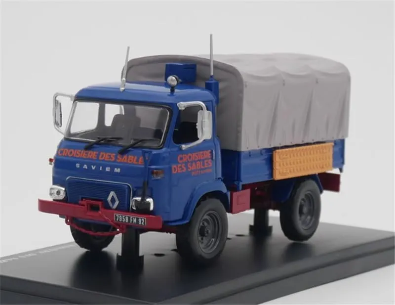 FloZ for IXO for Renault for Saviem for TP 3 for MB 39 Plateau A RIDELLES BACHE CROISIERE DES SABLES 1:43 Truck Pre-Built Model