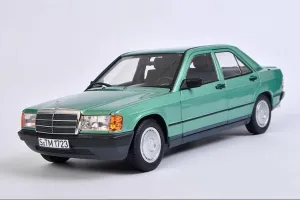 FloZ for NOREV for Mercedes for Benz for 190E for W201 1982 Green 1:18 Car Pre-Built Model