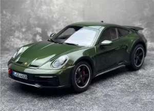 FloZ for NOREV for Porsche for 911 for Dakar Edition 2023 Blackish Green 1:18 Car Pre-Built Model