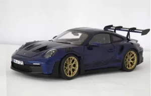 FloZ for NOREV for Porsche for 911 for GT3 for RS 2022 Gentian Blue 1:18 Car Pre-Built Model