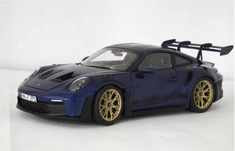 FloZ for NOREV for Porsche for 911 for GT3 for RS 2022 Gentian Blue 1:18 Car Pre-Built Model
