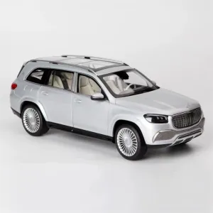 FloZ for Paragon for Mercedes for Benz for Maybach for GLS 600 car Silver Gray 1:18 Truck Pre-Built Model