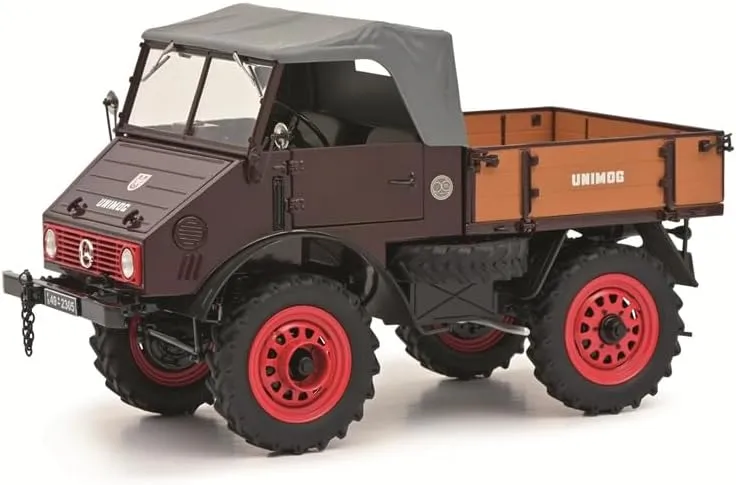 FloZ for Schuco for Mercedes for Benz for Unimog U401 car 1:18 Truck Pre-built Model