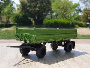 FloZ for SCHUCO Tractor Trailer Dump Agricultural Green 1/32 Truck Pre-Built Model
