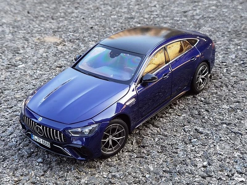 FloZ for NOREV for Mercedes for Benz for AMG for GT 4Matic 2021 C63 for GT63 Blue Carbon Fiber top 1:18 Truck Pre-Built Model