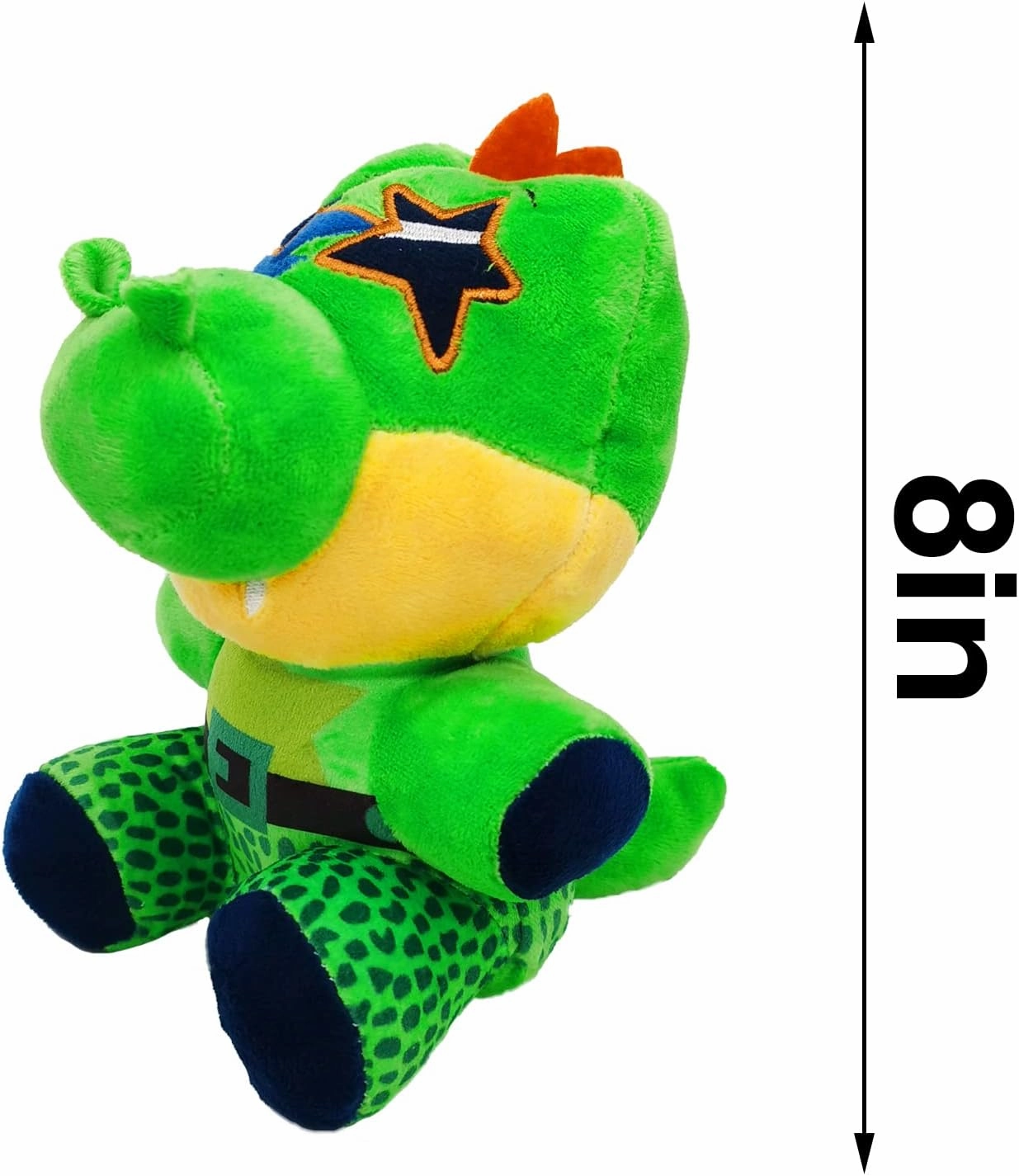 FNAF Montgomery Gator Plush Toy Suitable for Collection，FNAF Plushies Stuffed Doll for Boy Girl Christmas Halloween Birthday Gift, 8“(Montgomery Gator)