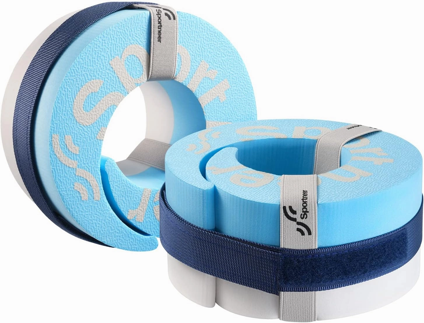 Foam Aquatic Cuffs Exercise Equipment: Sportneer Water Aerobics Float Ring with Adjustable Webbing Pool Exercise Workout Set Water Ankle Ring