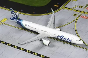 for GeminiJets for Alaska Airlines Airbus A321neo N928VA 1/400 DIECAST Aircraft Pre-builded Model