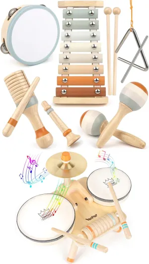 for Toddlers 1-3 - Neutral Colors Toddler Toys - Musical Toys, Montessori Sensory Toys for 1 Year Old - Birthday Gifts for Girls Boys