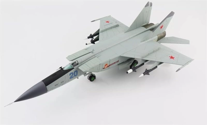 for Hobby Master MIG-25PDS 50th Anniversary of October Blue 20, 146th GFAR, Vasilkov, 1990 1:72 Aircraft Pre-built Model