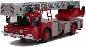 for IXO for Iveco for Magirus for DLK Ladder Fire Truck 1:43 Truck Pre-Built Model