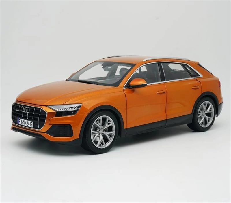 for Norev 2018 for Audi for Q8 Off-Road Vehicle Orange 1:18 Truck Pre-Built Model